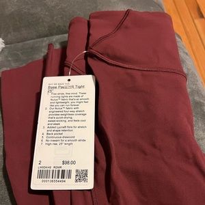 Base pace HR tight 25” Lululemon leggings